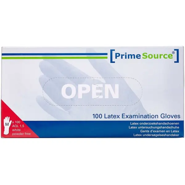 PrimeSource Latex Handsker u/pudder (M)