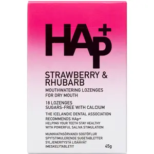 HAp+ tabletter - Jordbær/rabar