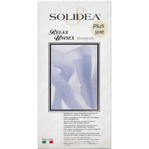 Solidea Relax Unisex Therapeutic Strømpe (XL+/sort/lukket)