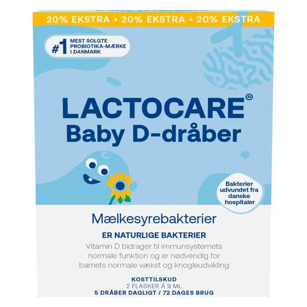 Lactocare BABY Dråber (2 x 9 ml)