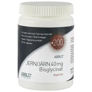 ABBLO Jern 40mg. Bisglycinat