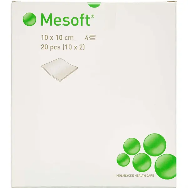Mesoft Kompresser (10x10 cm) 20 stk