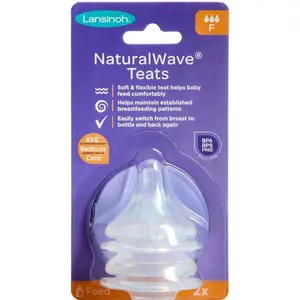 Lansinoh NaturalWave Flaskesut (fast flow)