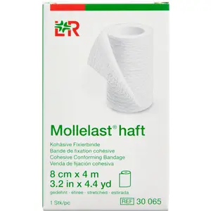 Mollelast Haft Fikserbind (8 cm x 4 m)