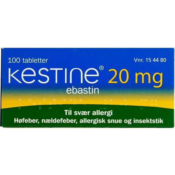 Kestine 20 mg 100 stk