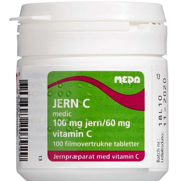 Jern C tabletter (100 stk)