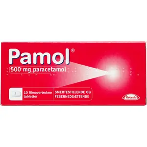 Pamol 500 mg 10 stk