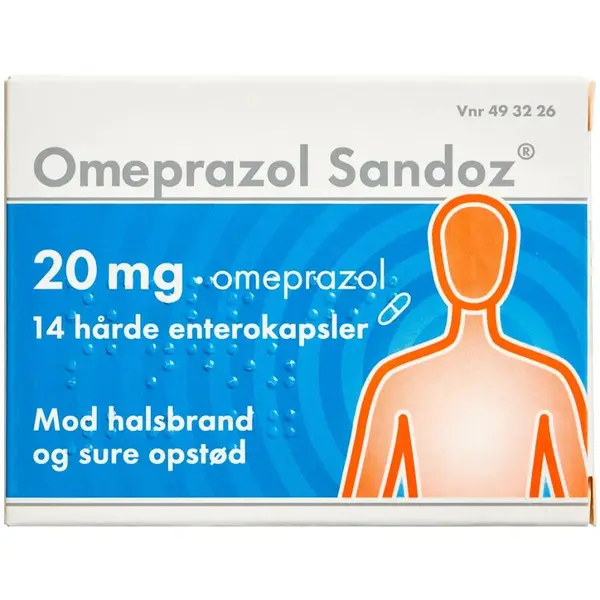 Omeprazol "Sandoz" 20 mg 14 stk