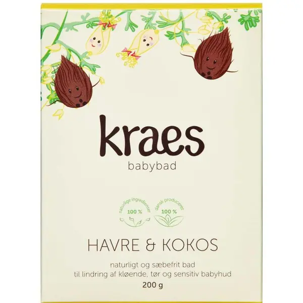 KRAES Babybad Havre & Kokos (200 g)