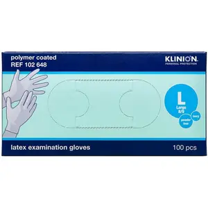 Klinion Protection Latex Handsker (L/pudderfri)