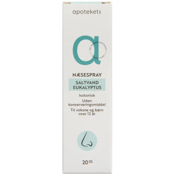 Apotekets Næsespray saltvand Eucalytus
