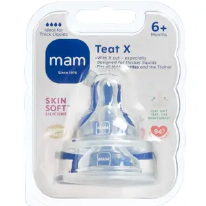 MAM Silk Teat Flaskesut (str. X til vælling)
