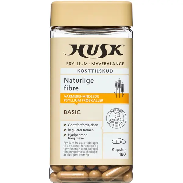 HUSK Psyl. Mavebal 180 stk