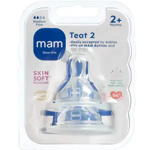 MAM Teats Flaskesut (str. 2 til mælk)