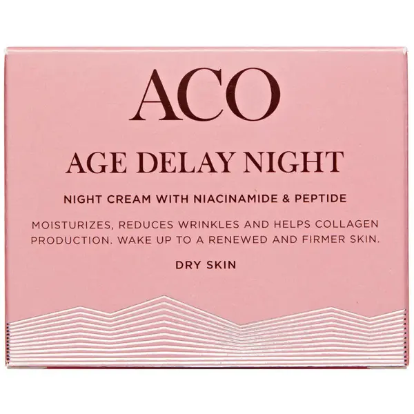 ACO Age Delay Night Cream Dry Skin