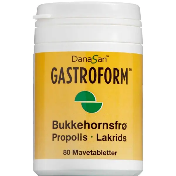 Gastroform mavetabletter (80 stk)