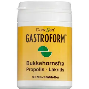Gastroform mavetabletter (80 stk)