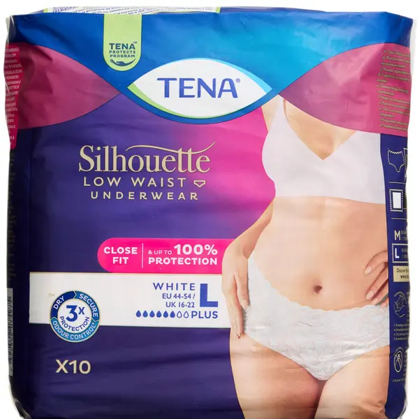 TENA Silhoette Plus Hvid L
