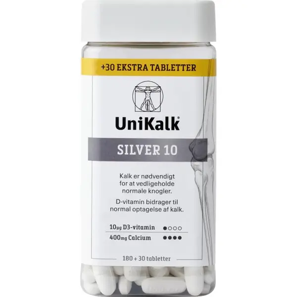 Unikalk Silver Tabletter (210 stk.)