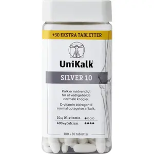 Unikalk Silver Tabletter (210 stk.)