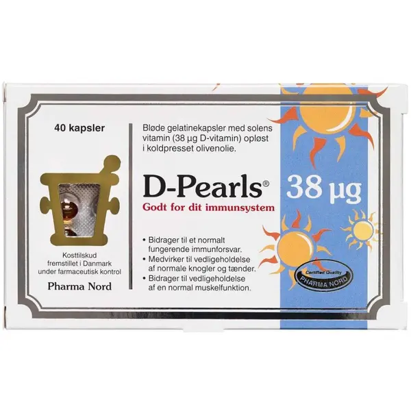D-Pearls kapsler (40 stk.)