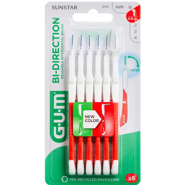 GUM Bi-Direction Mellemrumsbørster (0,7 mm)
