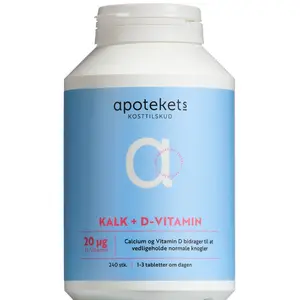 Apotekets Kalk+D-vitamin 20ug