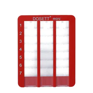 Dosett Mini Medicindoseringsæske (rød)