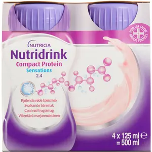 Nutridrink Compact Protein Cool Rød frugt
