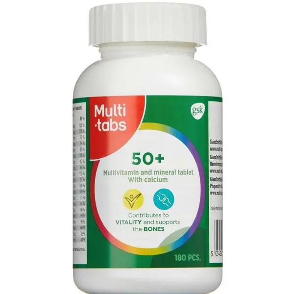 Multi-tabs 50+ (180 stk)