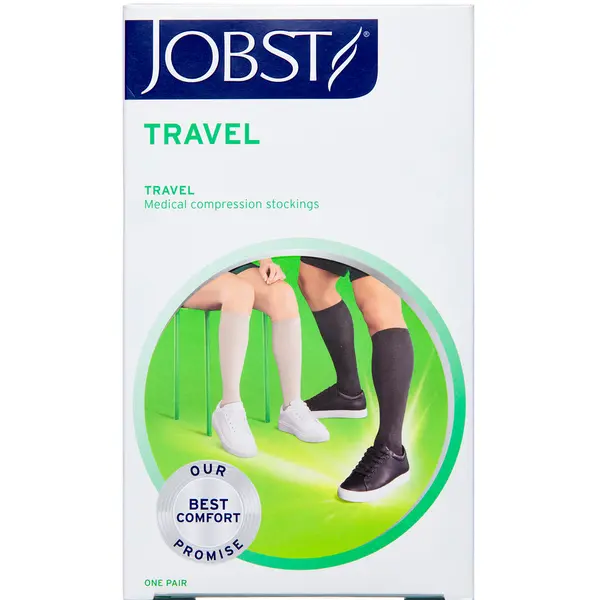 Jobst Travel Socks (Sort/L)