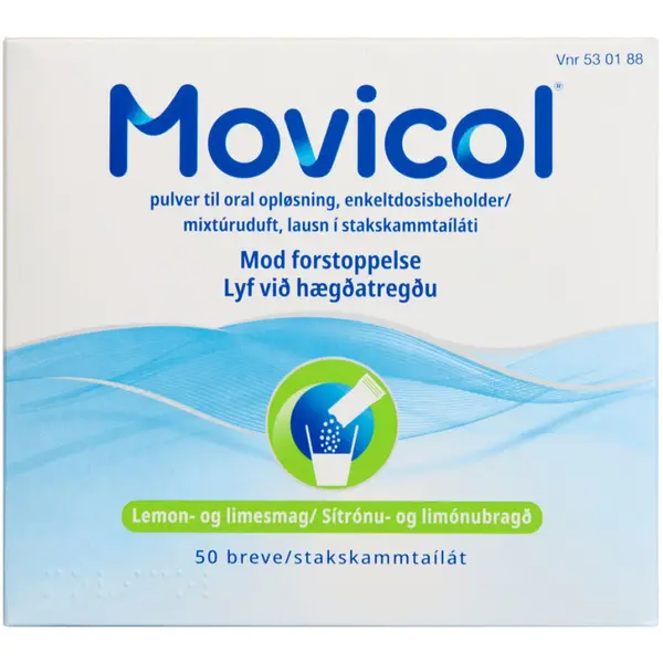 Movicol breve til oral opløsning 50 stk