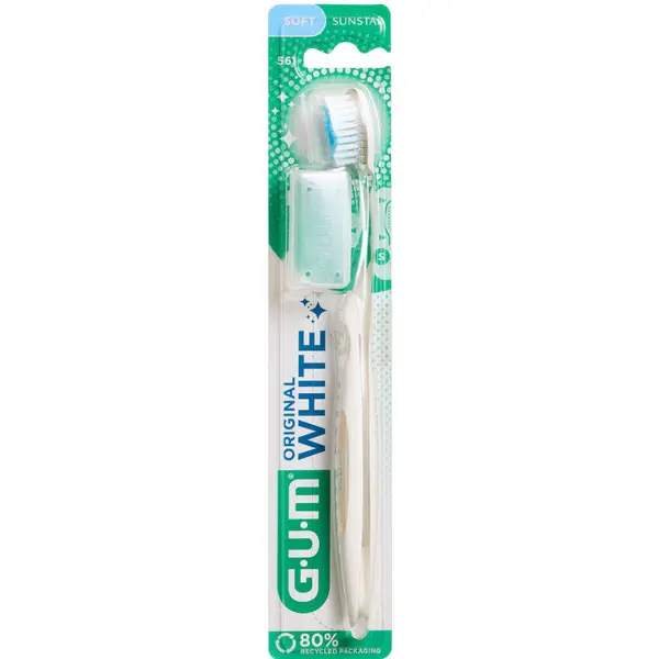 GUM Original White Tandbørste