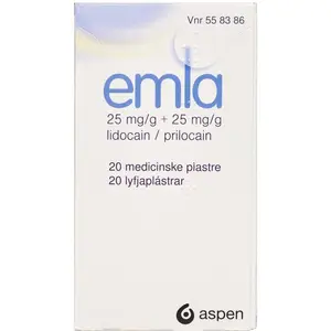 Emla 20 stk plastre Aspen 