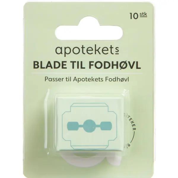 Apotekets Blade til Fodhøvl