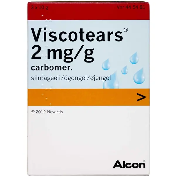 Viscotears øjendråber 3 * 10 g