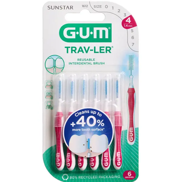 GUM Trav-ler Mellemrumsbørste (1,4 mm)