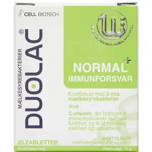 Duolac Normal+ Immunforsvar (20 stk)