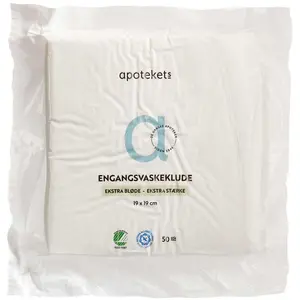 Apotekets Engangsvaskeklude