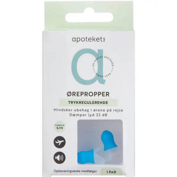 Apotekets øreprop trykreg. S/M