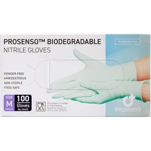 Prosenso Biodegradable Nitrilhandsker (M)
