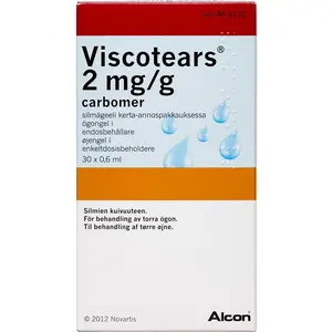 Viscotears øjendråber (GEL) 30 * 0,6 ml