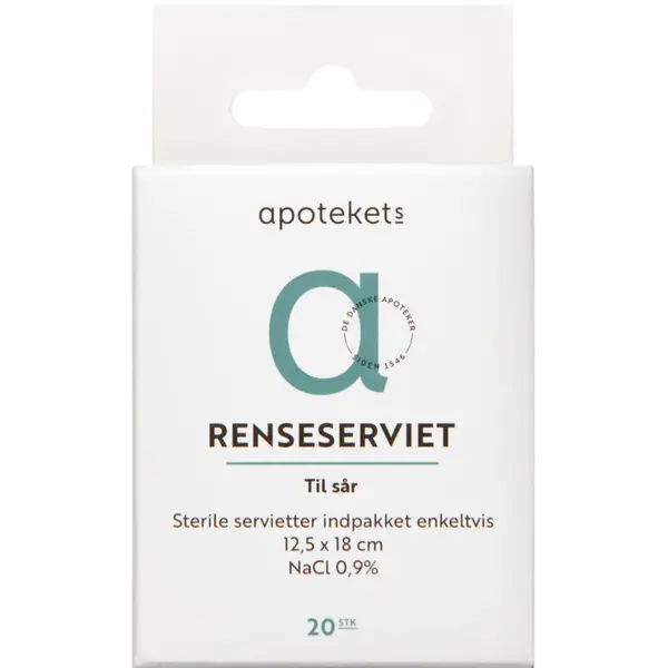 Apotekets Renseserviet til sår