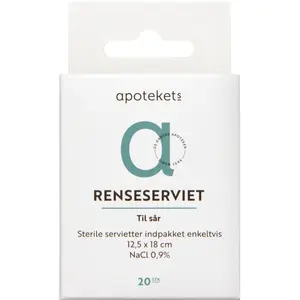 Apotekets Renseserviet til sår