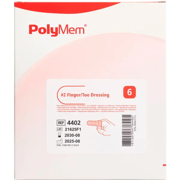 PolyMem Finger/Tå Skumbandage (M - 2)