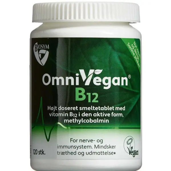 Biosym OmniVegan B12 Smeltetabletter