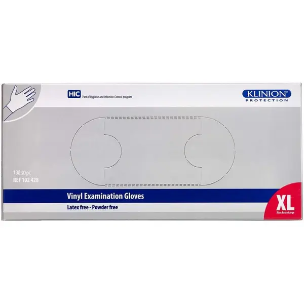 Klinion Protection Vinyl Handsker (XL-pudderfri)