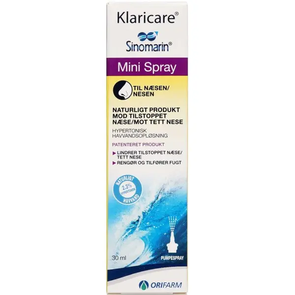 Klaricare Næsespray Mini