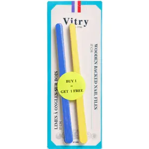 Vitry Træbeklædte Neglefile (17 cm)