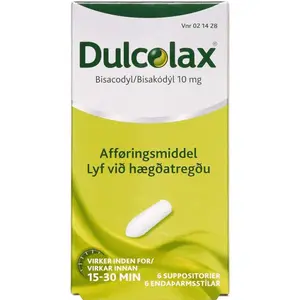 Dulcolax suppositorier 10 mg 6 stk